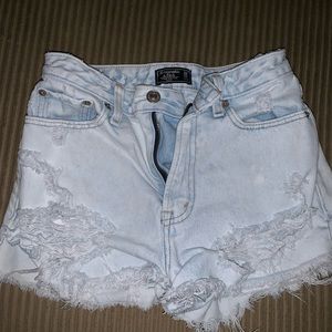 Abercrombie and Fitch distressed shorts